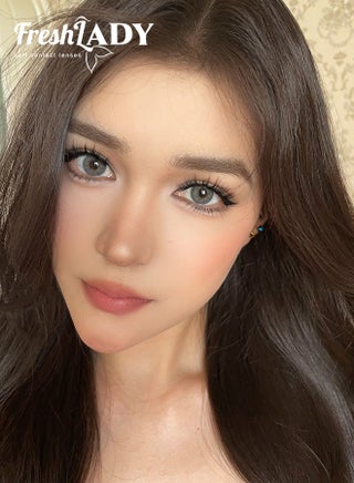 Russian Grey Colored Contact Lenses 14.20mm Yearly Disposable – Natural Eye Look, Soft Comfortable Daily Wear, Perfect for Makeup & Parties - view 5